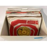 SMALL BOX OF VARIOUS DEMO VINYL 7” SINGLES. Here we find artists to include - Christie - Johnny B.