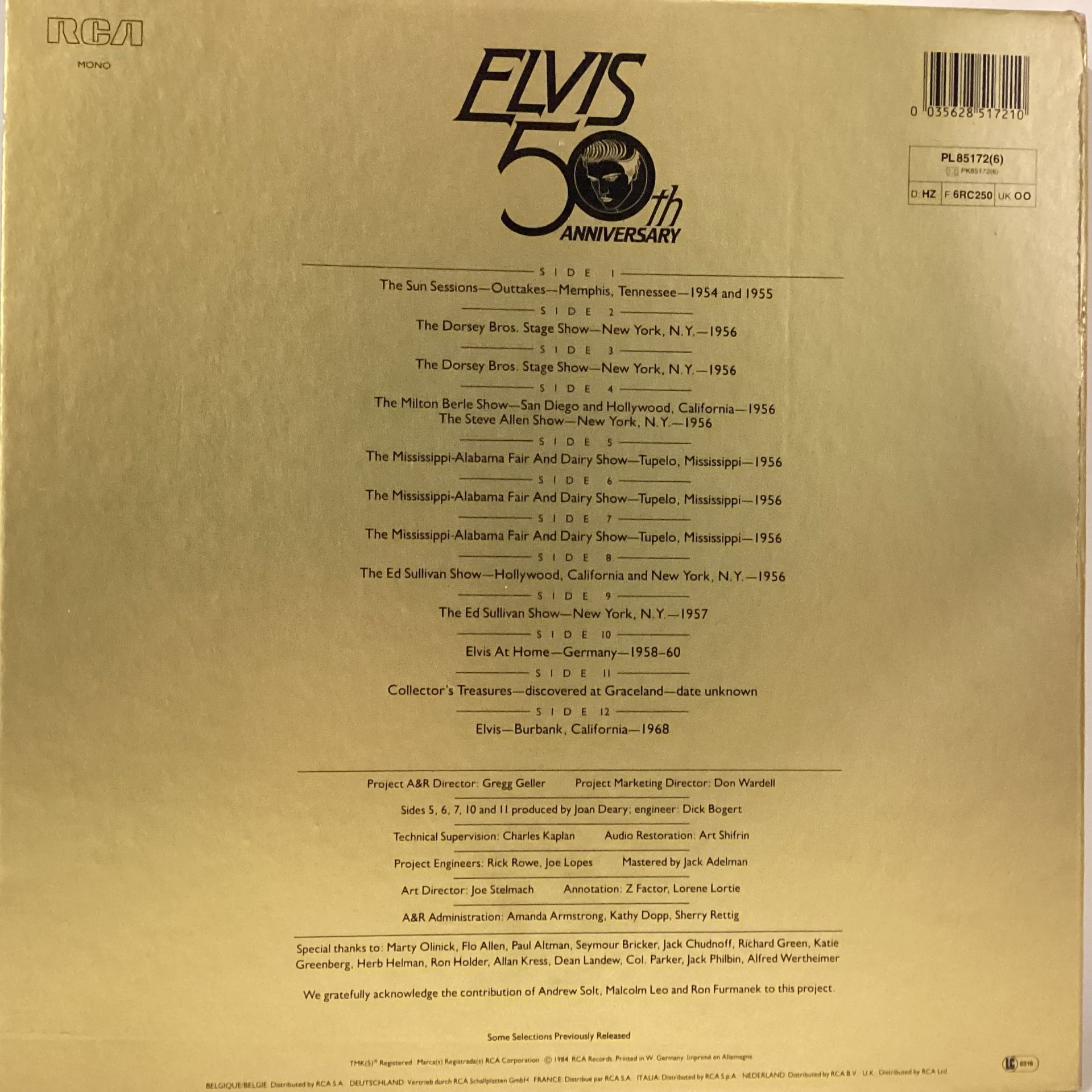 ELVIS PRESLEY 50th ANNIVERSARY 6LP BOX SET ‘A GOLDEN CELEBRATION’. Nicely presented box set of 6 - Image 2 of 4