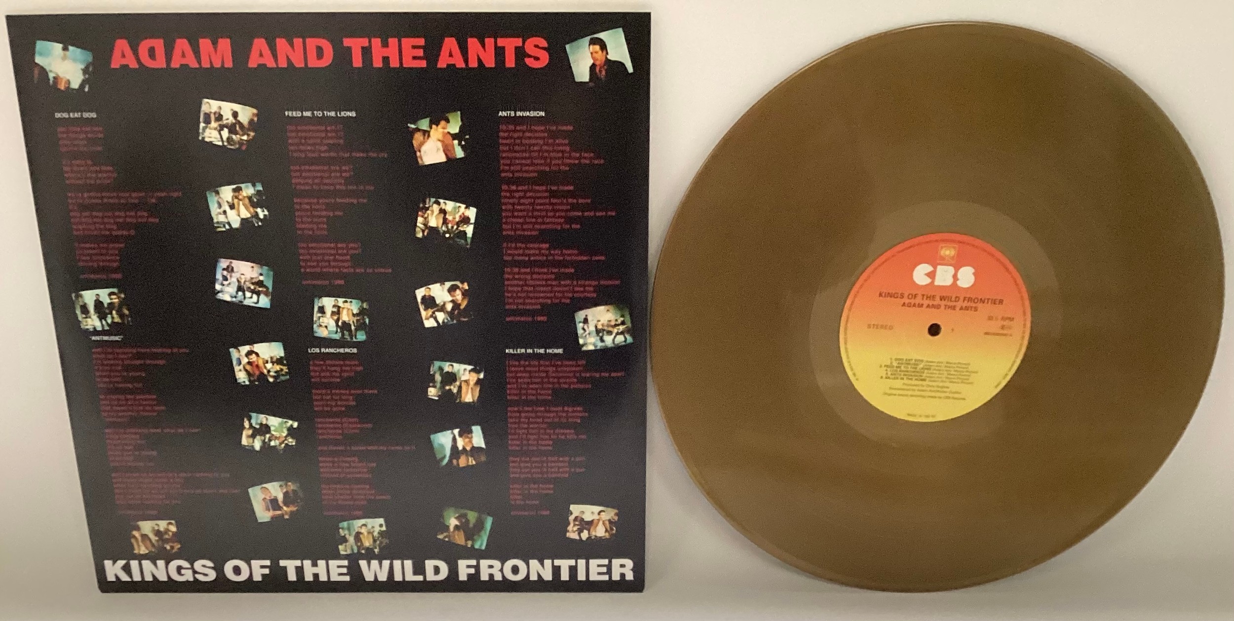 ADAM AND THE ANTS KINGS OF THE WILD FRONTIER 2016 DELUXE BOX SET GOLD VINYL. Vinyl + Cd Box Set - Image 7 of 10