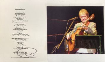 JON ANDERSON SIGNED PHOTO AUTOGRAPHED YES BAND ORIGINAL LEAD SINGER. ‘Wonderous Stories’ song