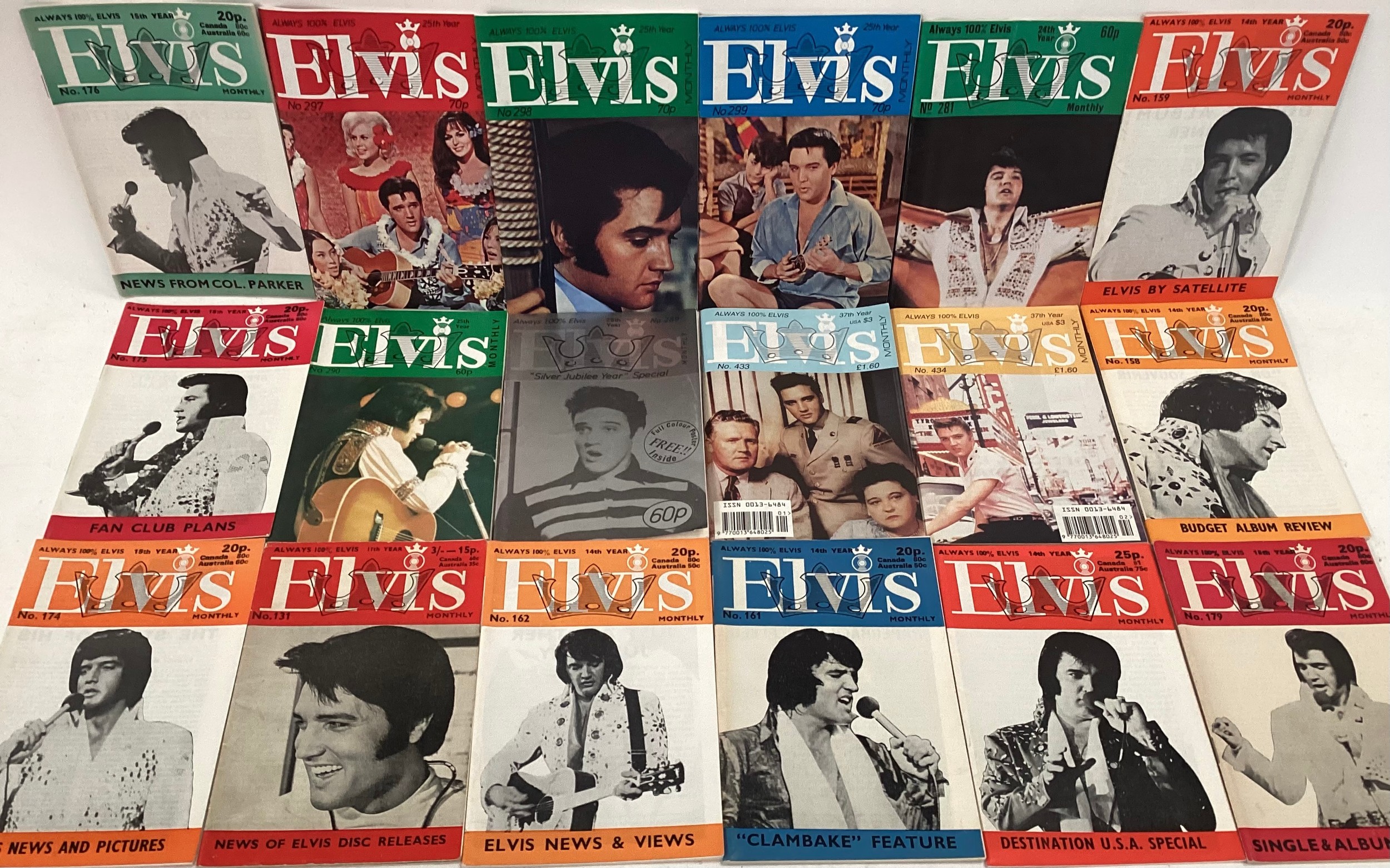 LARGE COLLECTION OF ELVIS MONTHLY’S. Super collection found here of various yearly editions of which - Image 2 of 3