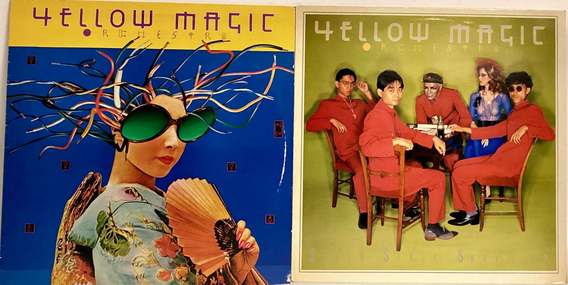 YELLOW MAGIC ORCHESTRA VINYL LP RECORDS X 2.