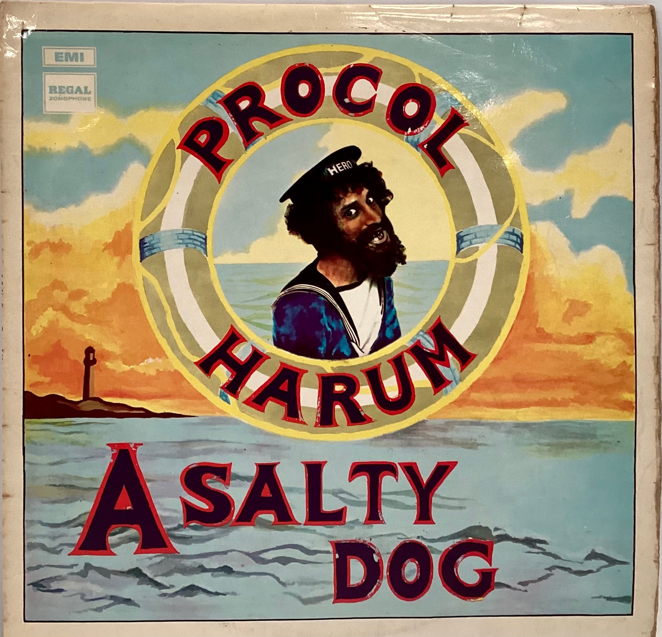 VINYL LP BY PROCOL HARUM "A SALTY DOG". This is an original 1969 press on the Regal Zonophone