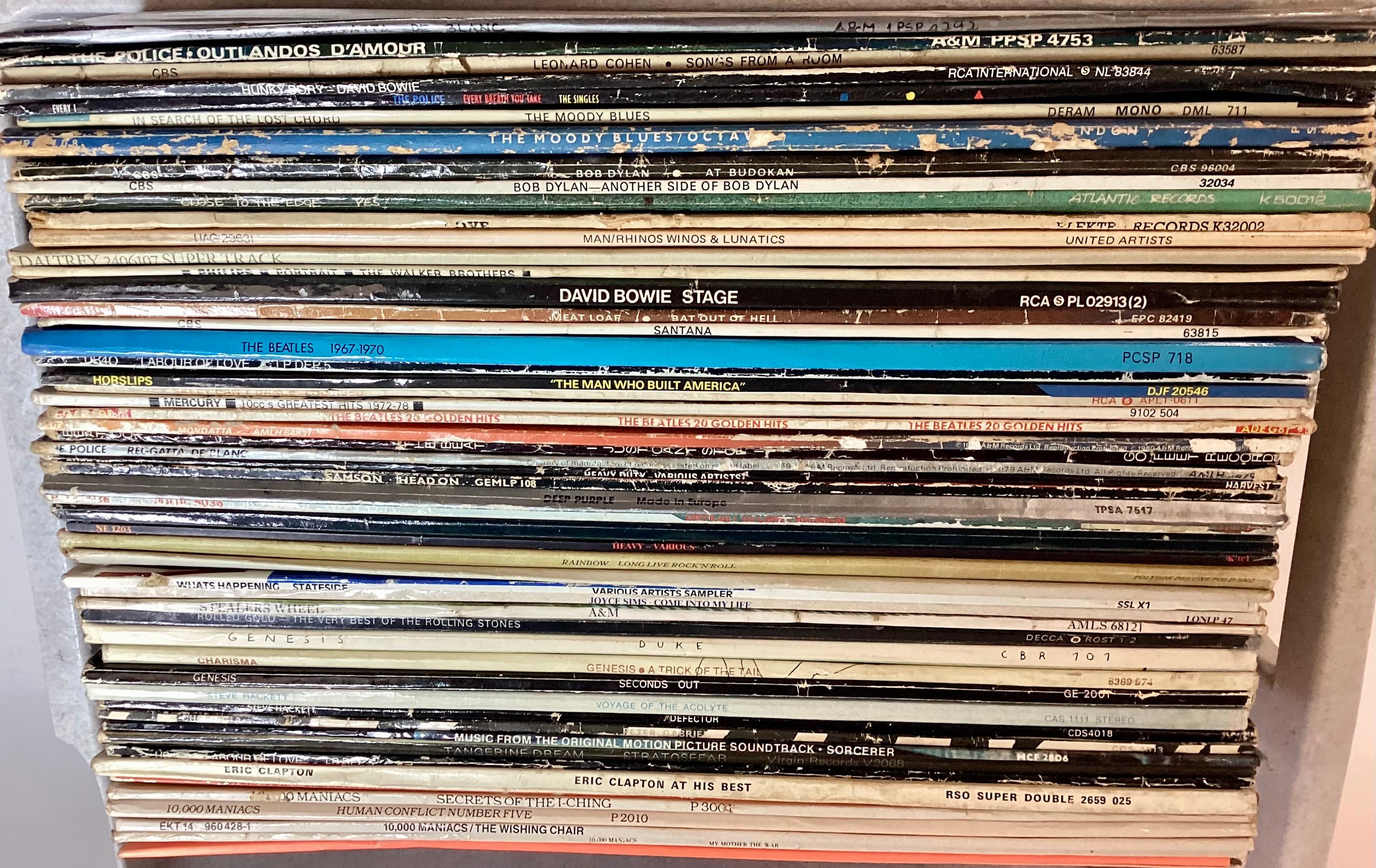 GREAT BOX OF VARIOUS ROCK AND POP RELATED VINYL ALBUMS. Artists in this lot include - Free - Rainbow - Image 2 of 4