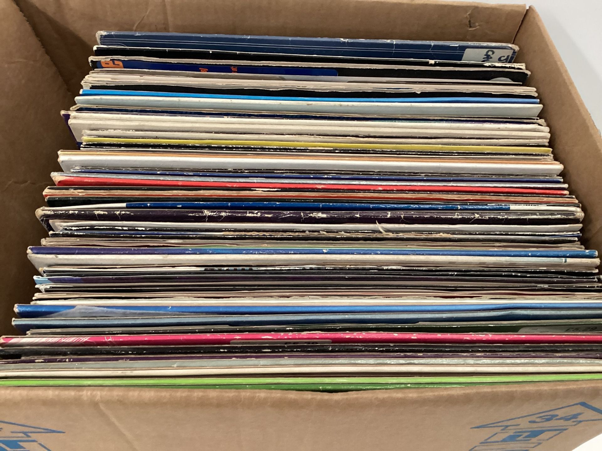 LARGE BOX OF DANCE RELATED 12” VINYL SINGLES. Mainly covering all genres of house music. Found in