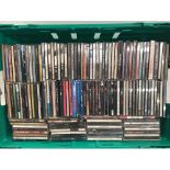 LARGE TRAY OF VARIOUS COMPACT DISC’S. varying collection of artists here to include - Yes - Fairport