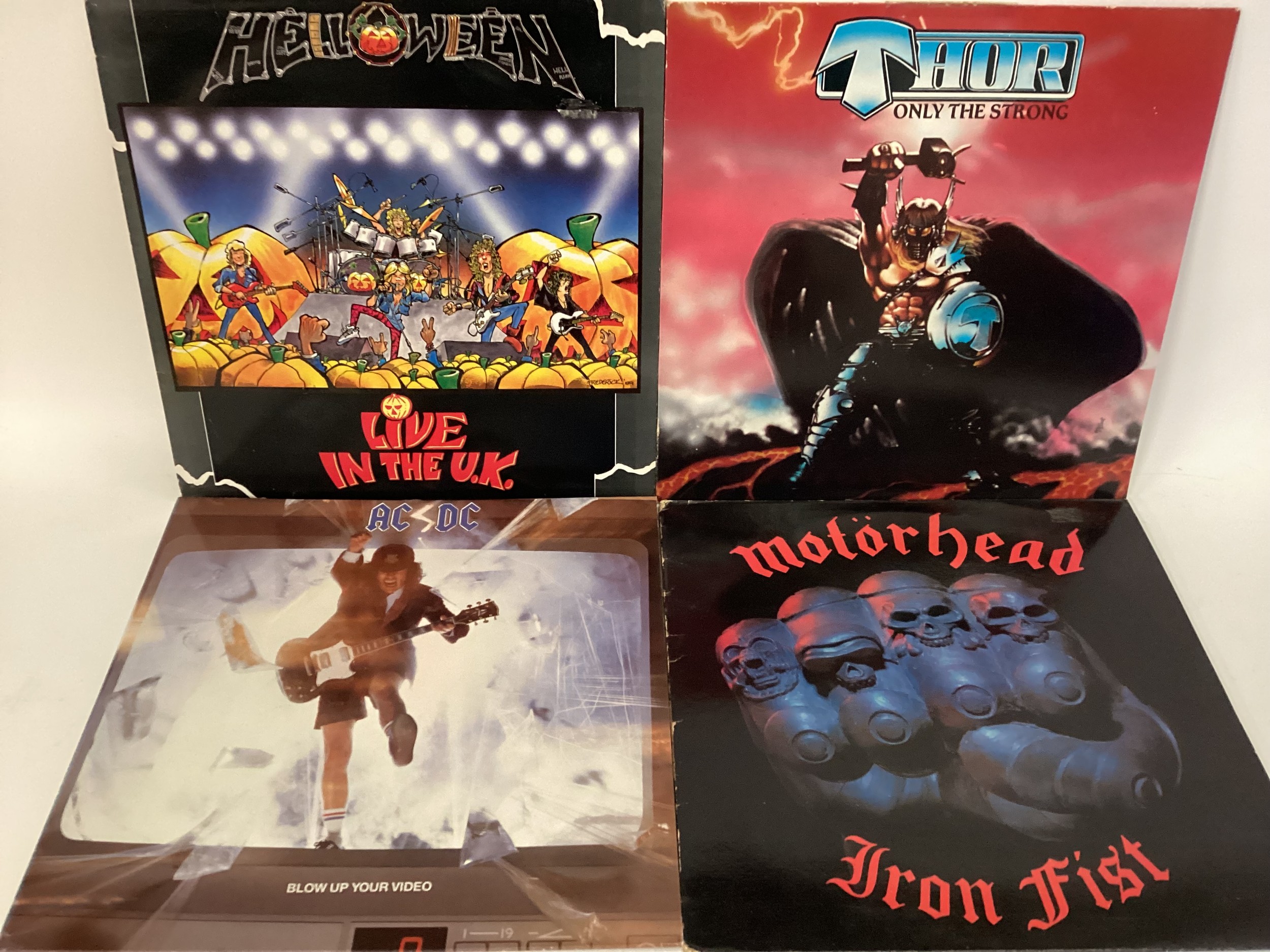 SELECTION OF 15 HEAVY METAL VINYL LP RECORDS. Artists here include - AC/DC - Motörhead - Magnum - - Image 2 of 3