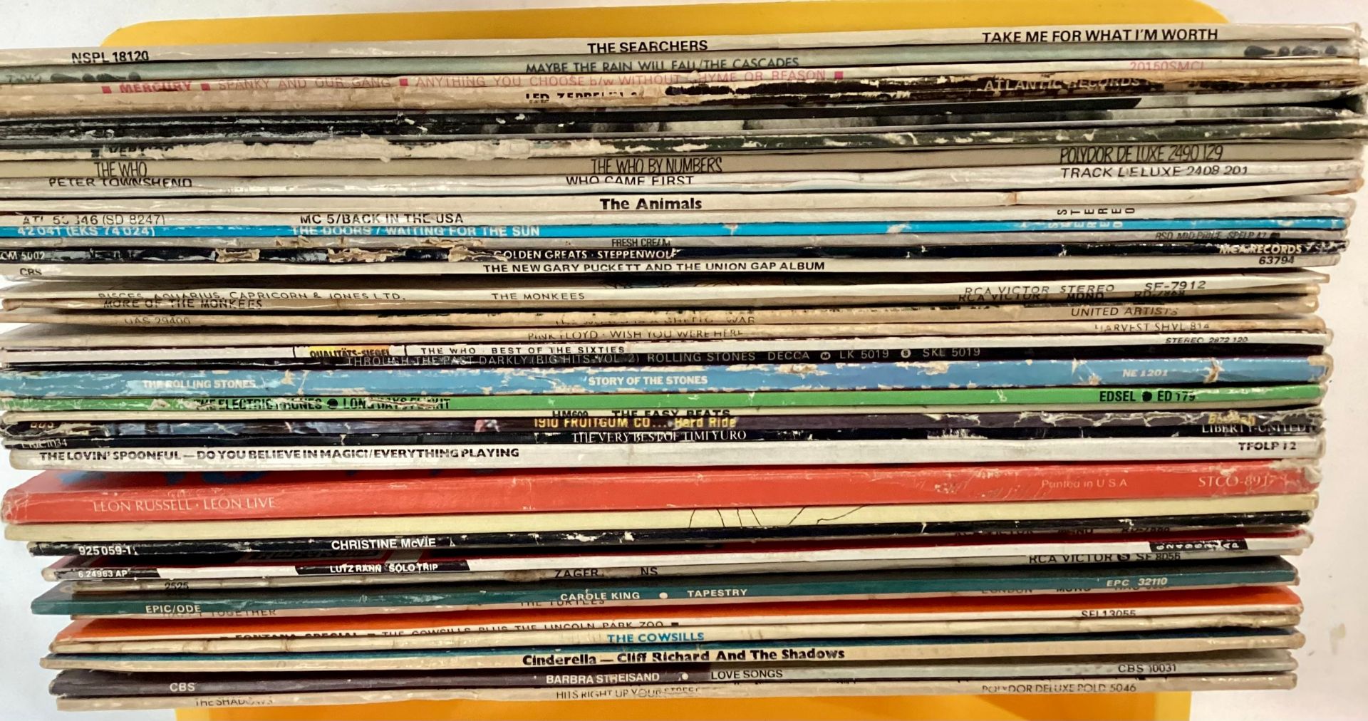 CRATE OF VARIOUS COLLECTABLE VINYL LP’S. Artists here include - Led Zeppelin - Spanky & Our Gang - - Image 2 of 4