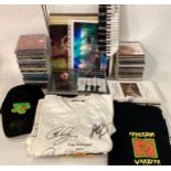COLLECTION OF RICK WAKEMAN RELATED SIGNED EPHEMERA. A large collection of signed and unsigned Rick