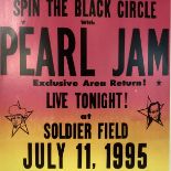 PEARL JAM DOUBLE ALBUM 'SPIN THE BLACK CIRCLE' / LIVE AT SOLDIER FIELD. Black vinyl unofficial