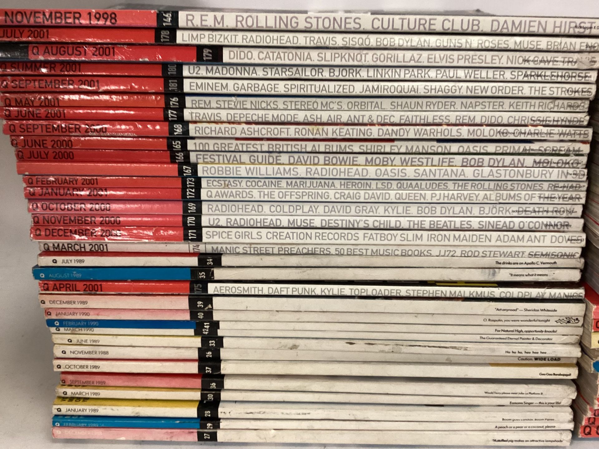 QUANTITY OF VARIOUS Q MAGAZINES. A VARIED COLLECTION SPANNING FROM THE LATE 1980’s through to - Image 3 of 4