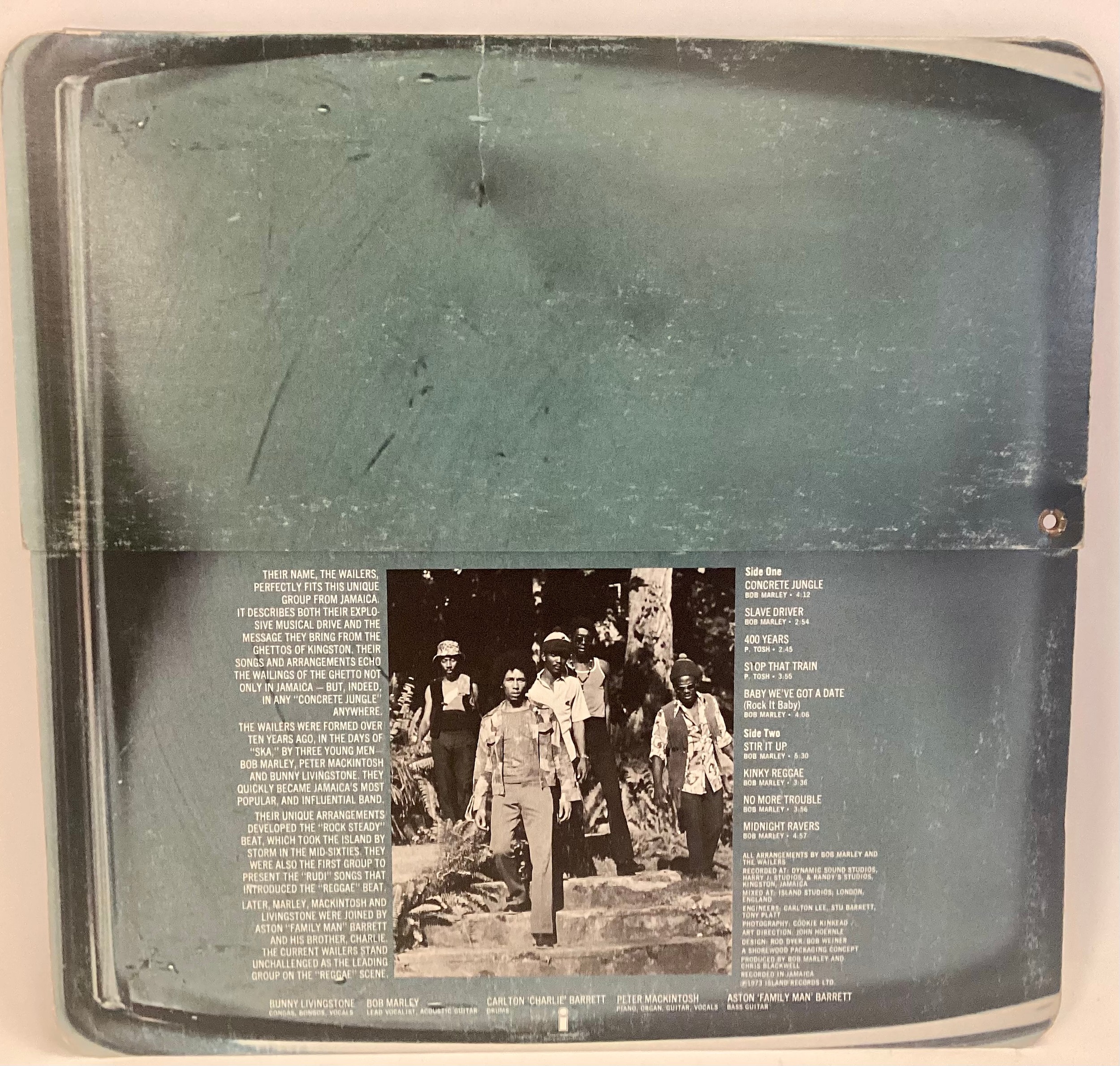 BOB MARLEY AND THE WAILERS LP ‘CATCH A FIRE’ IN RARE ZIPPO LIGHTER SLEEVE. From 1973 on Island - Image 2 of 6