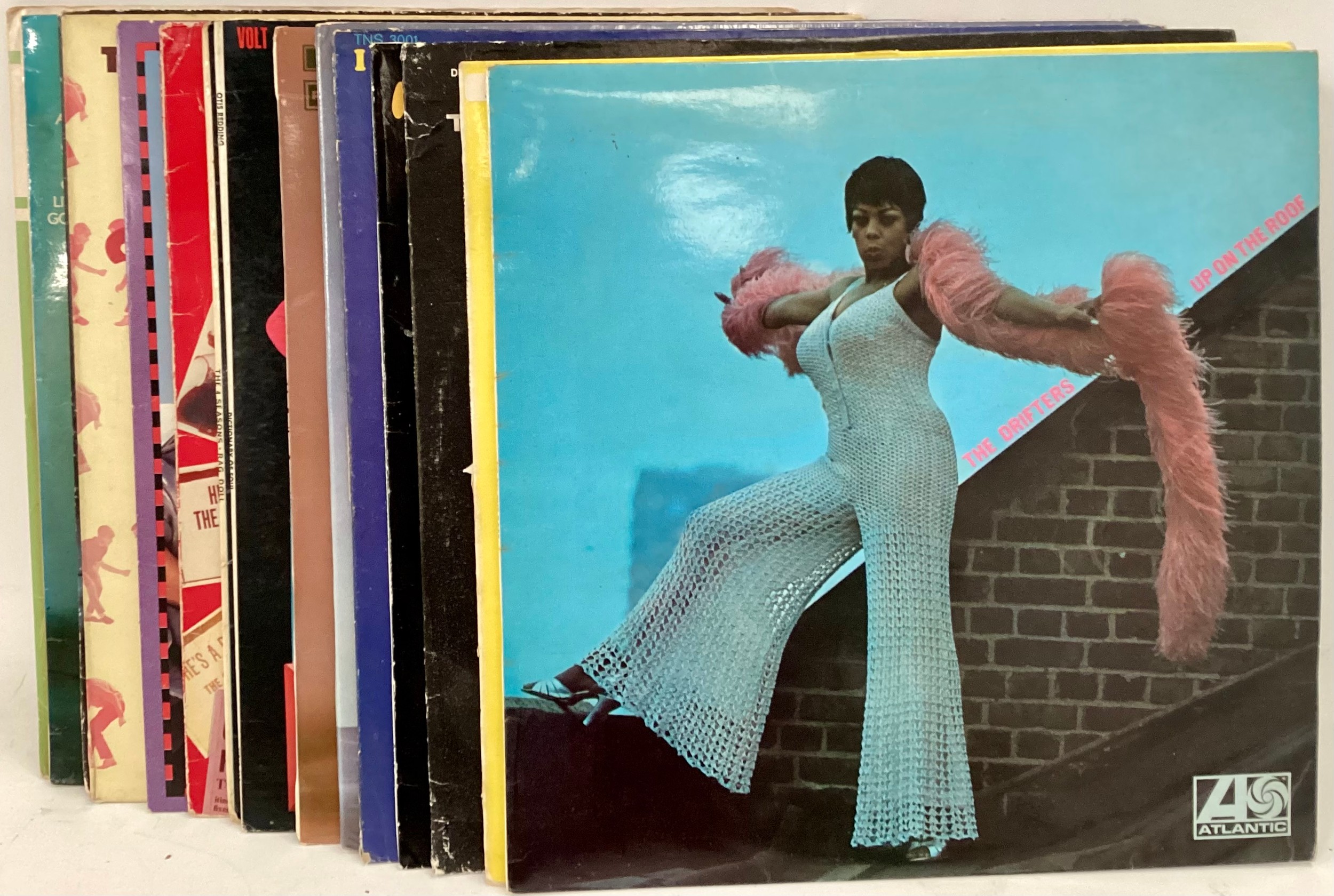 PACK OF VINYL SOUL / MOTOWN VINYL LP RECORDS. Artists here include - Isley Brothers - The Drifters -