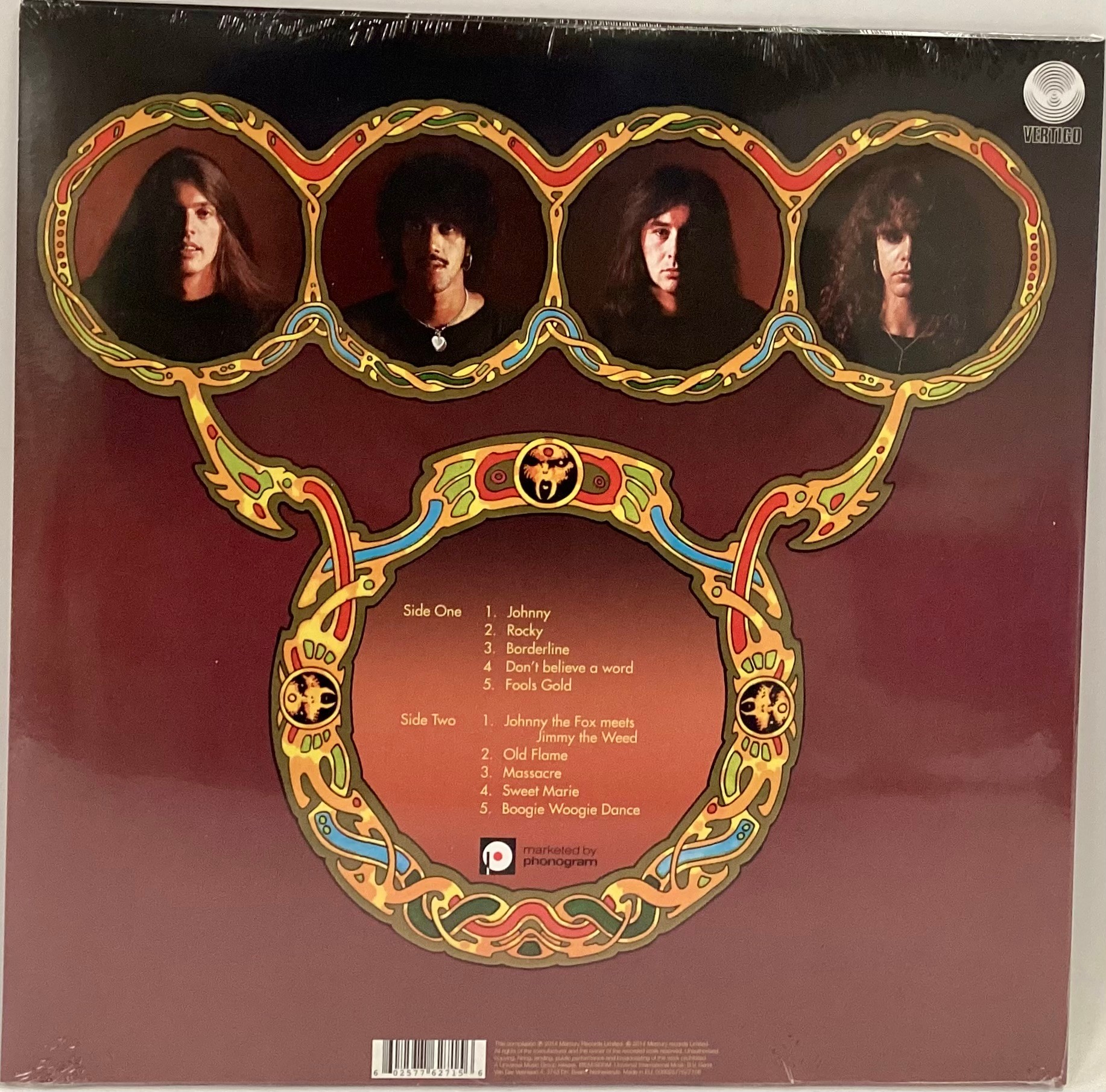 THIN LIZZY LIMITED EDITION ‘JOHNY THE FOX’ BROWN COLOURED VINYL. This was a reissue only available - Bild 2 aus 2