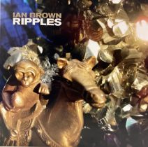 WHITE VINYL ALBUM BY IAN BROWN ‘RIPPLES’. A Polydor release from 2019 found here on white vinyl