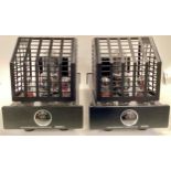 VALVE TUBE MONOBLOCK POWER AMPLIFIER X 2. Here we find two boxed as new MC805-A valve amplifiers
