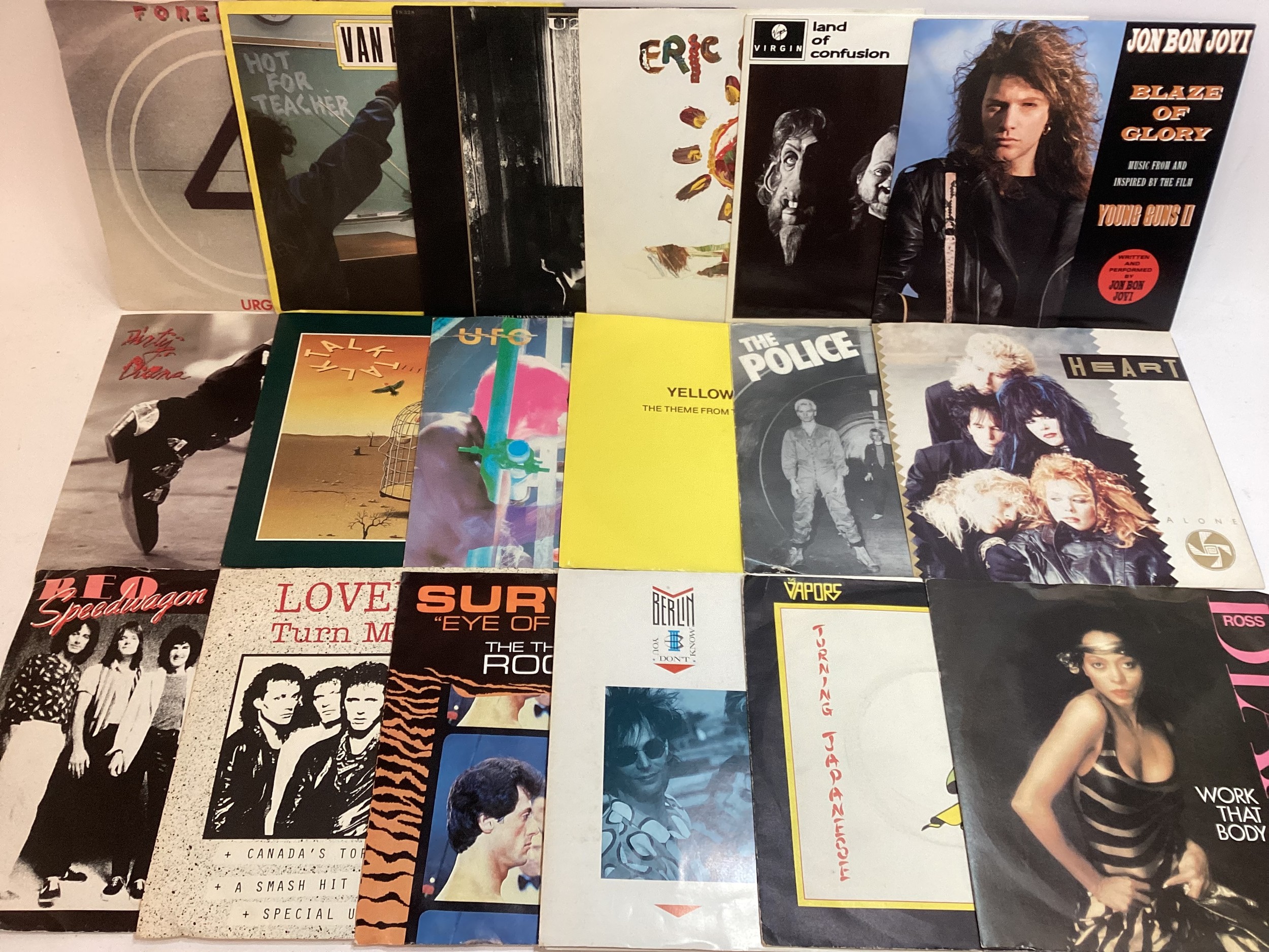 CASE OF 7” ROCK AND POP 7” SINGLES. Various artists found here to include - The Vapor’s - Tears - Bild 2 aus 2