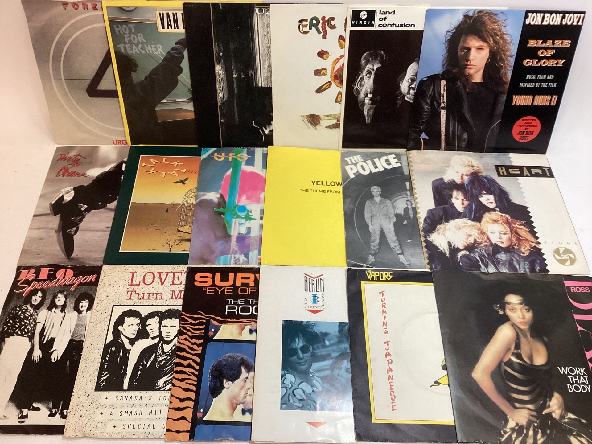 CASE OF 7” ROCK AND POP 7” SINGLES. Various artists found here to include - The Vapor’s - Tears - Image 2 of 2