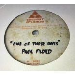 PINK FLOYD 7” ACETATE SINGLE. This is called “One Of These Days’ and found On a Trident Studios