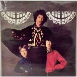 JIMI HENDRIX EXPERIENCE VINYL LP RECORD ‘ARE YOU EXPERIENCED’. From 1965 this is an original Track