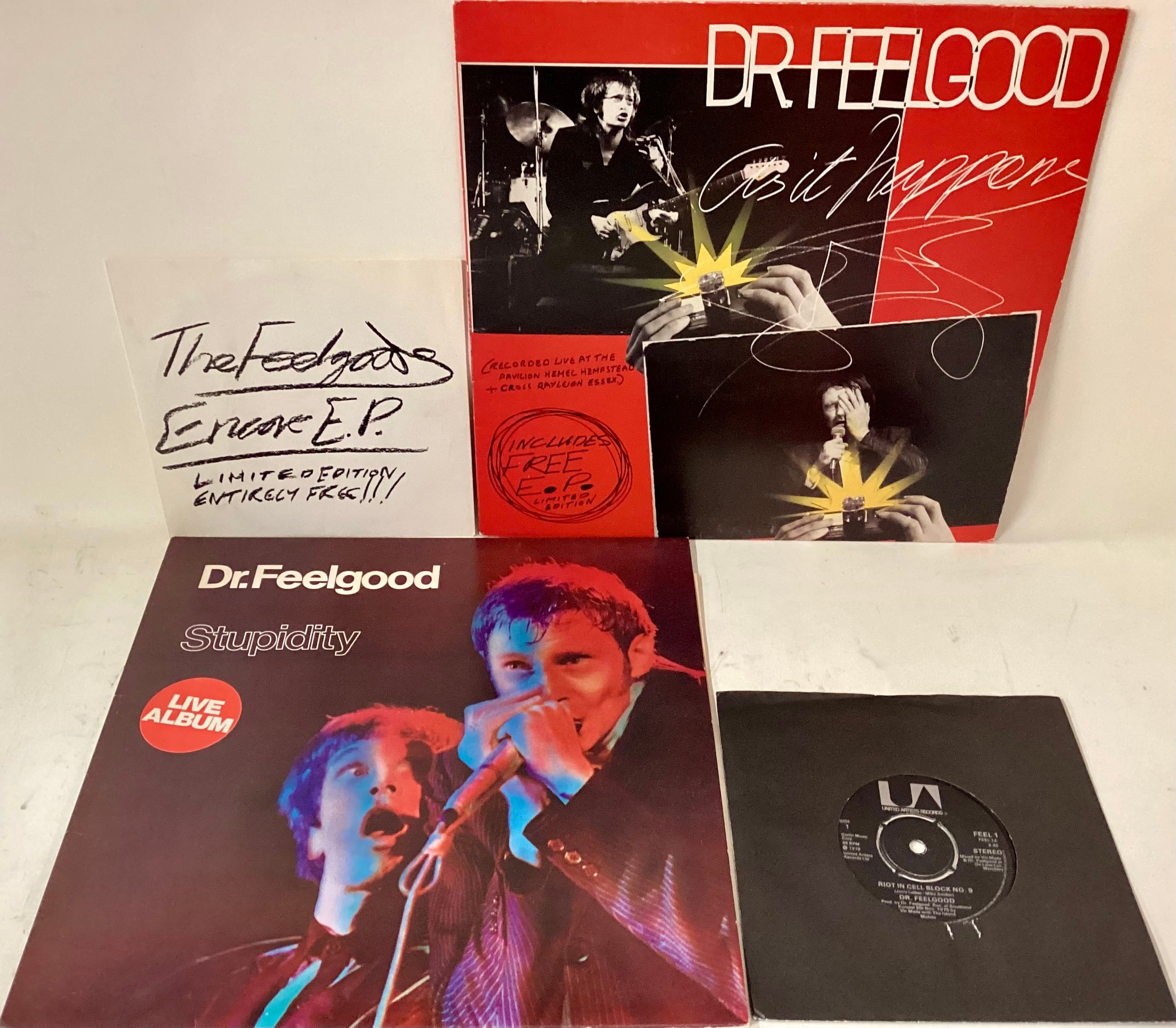 DR FEELGOOD VINYL LP RECORDS X 2. These albums are entitled - Stupidity (UAS 29990) and - As It