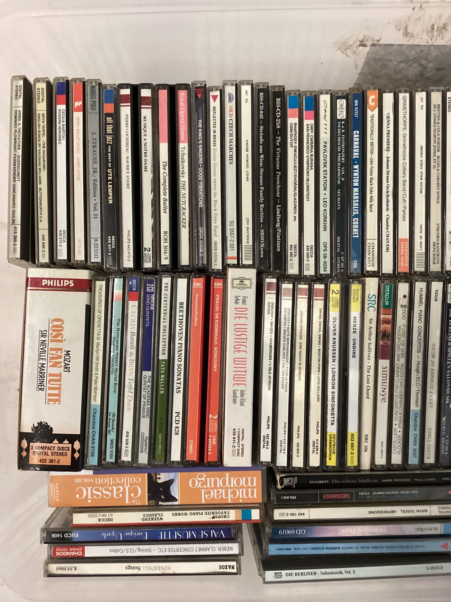 TRAY OF VARIOUS CLASSICAL AND BIG BAND RELATED COMPACT DISCS. To include - Beethoven - Hummel - - Image 2 of 3