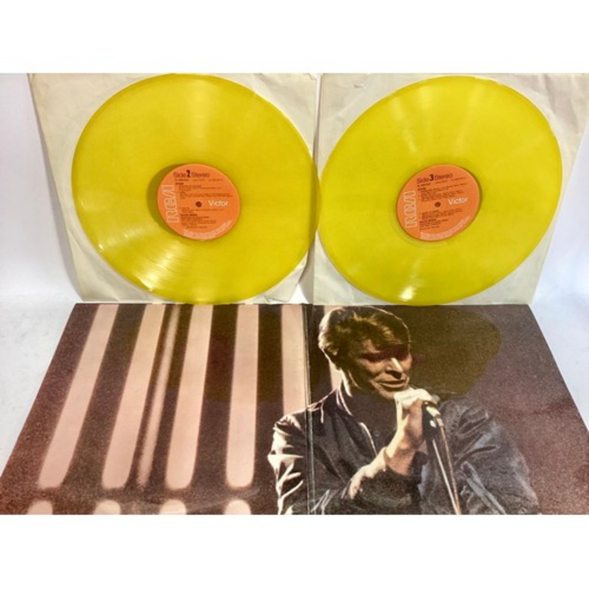 DAVID BOWIE DOUBLE ALBUM ‘STAGE’ ON YELLOW VINYL PRESSING. - Image 3 of 3