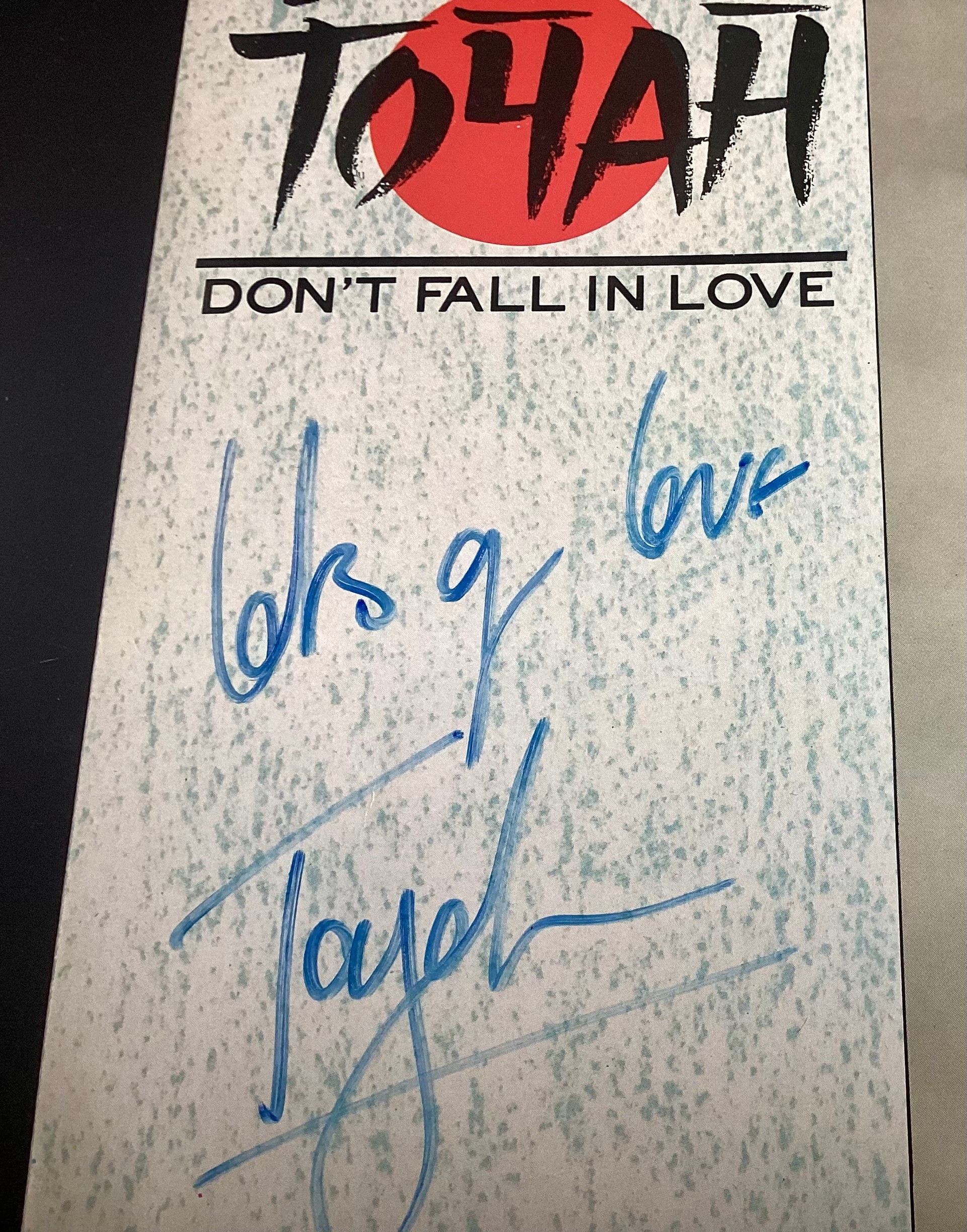 TOYAH AUTOGRAPHED SLEEVE AND 12” VINYLS. Here we have a copy of 'Don't Fall In Love' which is an - Image 2 of 2