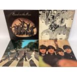 THE BEATLES VINYL RELATED LP RECORDS X 4. Copies here include - Abbey Road - Revolver - Beatles
