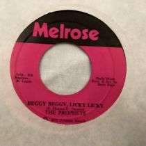 "BEGGY BEGGY - LICKY LICKY" 7" SINGLE FROM THE PROPHETS.