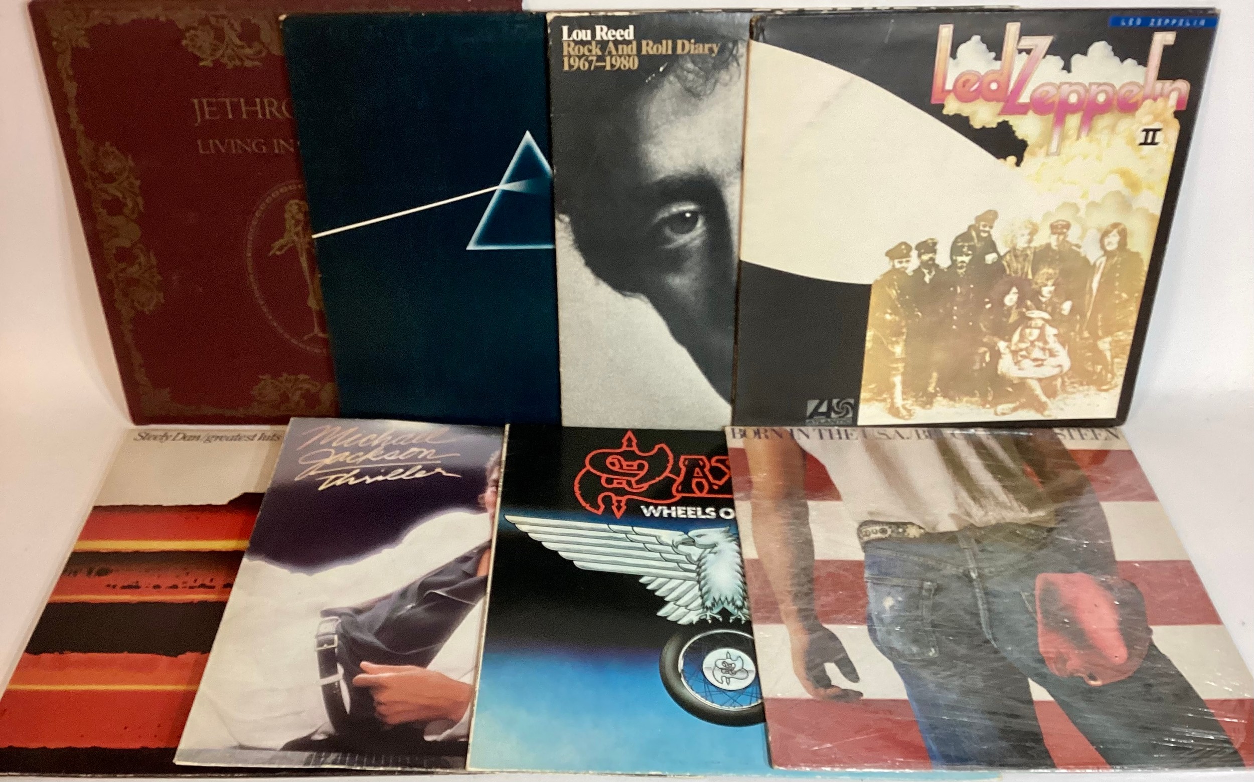 CASE OF VARIOUS ROCK AND POP VINYL LP RECORDS. This selection has artists - Santana - Pink Floyd - - Image 3 of 4