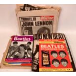 COLLECTION OF EPHEMERA FROM THE BEATLES. Nice collection of various items in print from The Beatles.