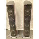 PAIR OF MISSION E34 SPEAKERS. Nice set of stylish speakers with power handling of 50 / 100 watts