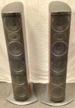 PAIR OF MISSION E34 SPEAKERS. Nice set of stylish speakers with power handling of 50 / 100 watts