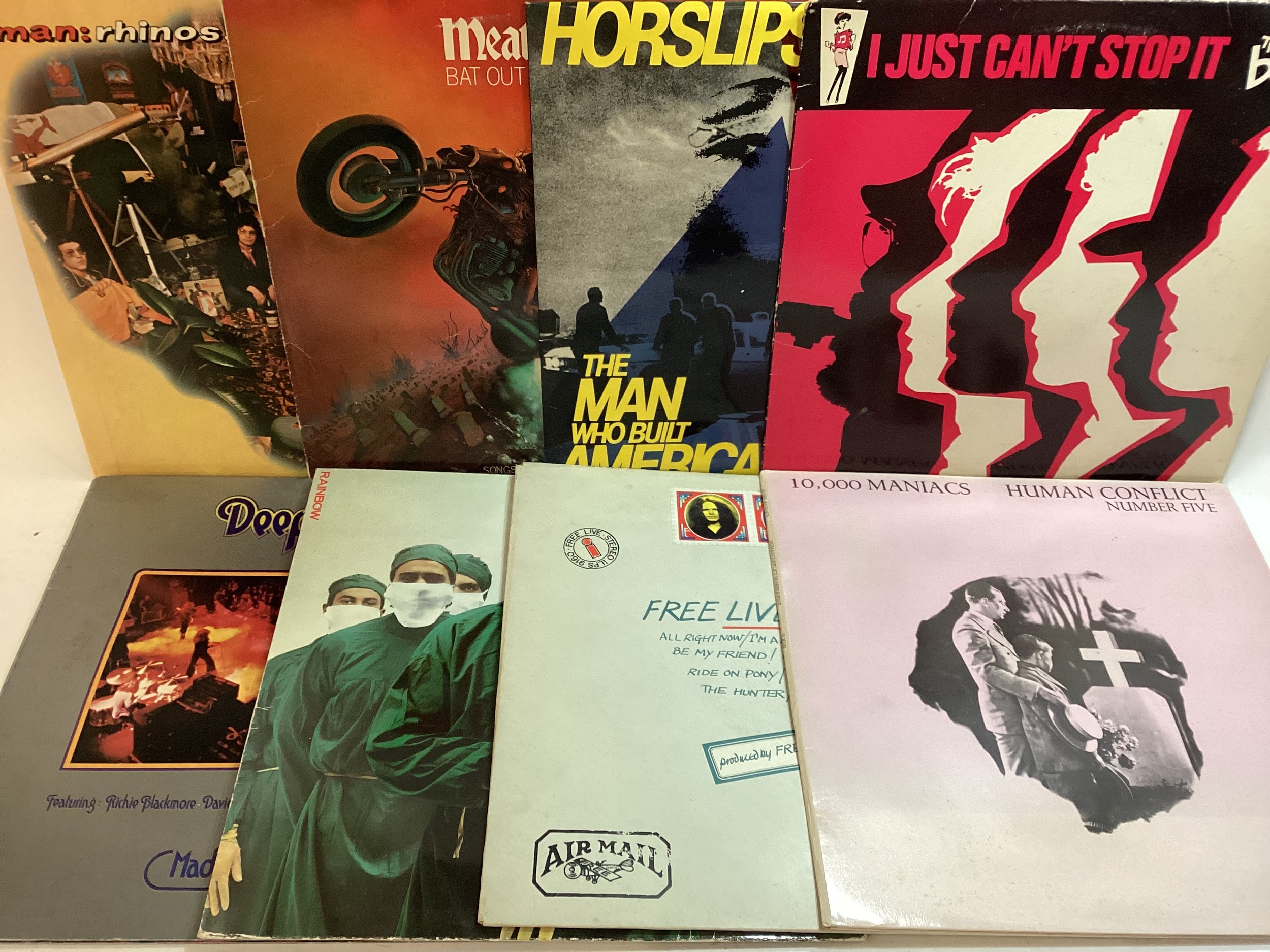 GREAT BOX OF VARIOUS ROCK AND POP RELATED VINYL ALBUMS. Artists in this lot include - Free - Rainbow - Image 4 of 4