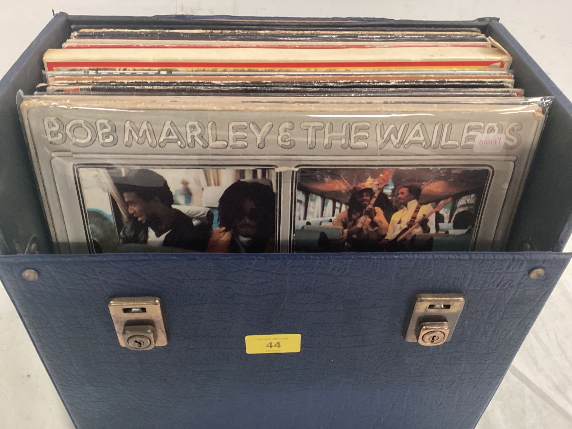 CASE OF VARIOUS BOB MARLEY AND THE WAILERS VINYL LP RECORDS. Here we find various titles to