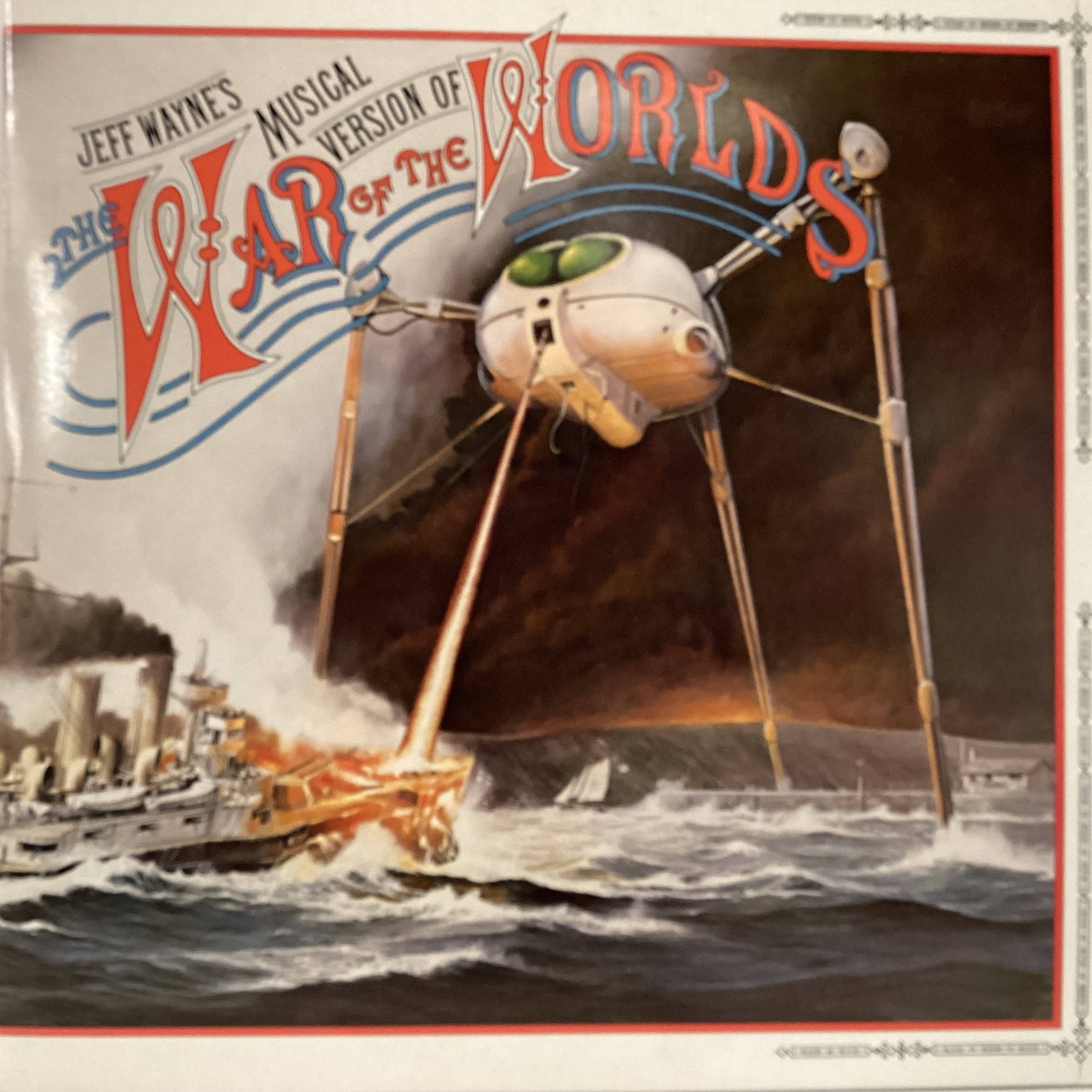 WAR OF THE WORLDS SOUNDTRACK VINYL DOUBLE ALBUM. A fantastic copy of this Jeff Wayne’s Musical on