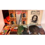 PETER TOSH VINYL LP RECORDS X 9. Titles here as follows - Mystic Man - Wanted Dead And Alive - Equal