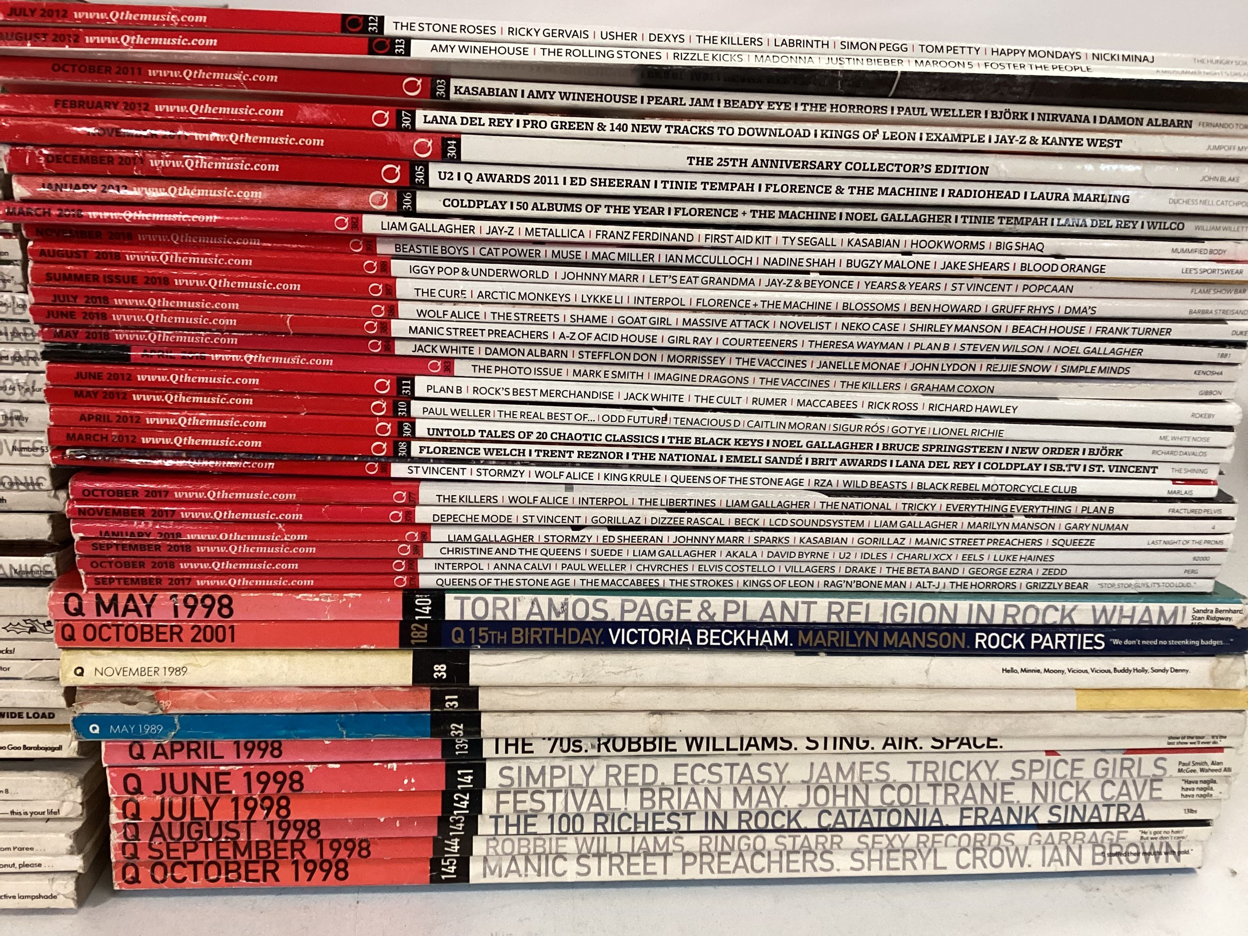 QUANTITY OF VARIOUS Q MAGAZINES. A VARIED COLLECTION SPANNING FROM THE LATE 1980’s through to - Bild 4 aus 4