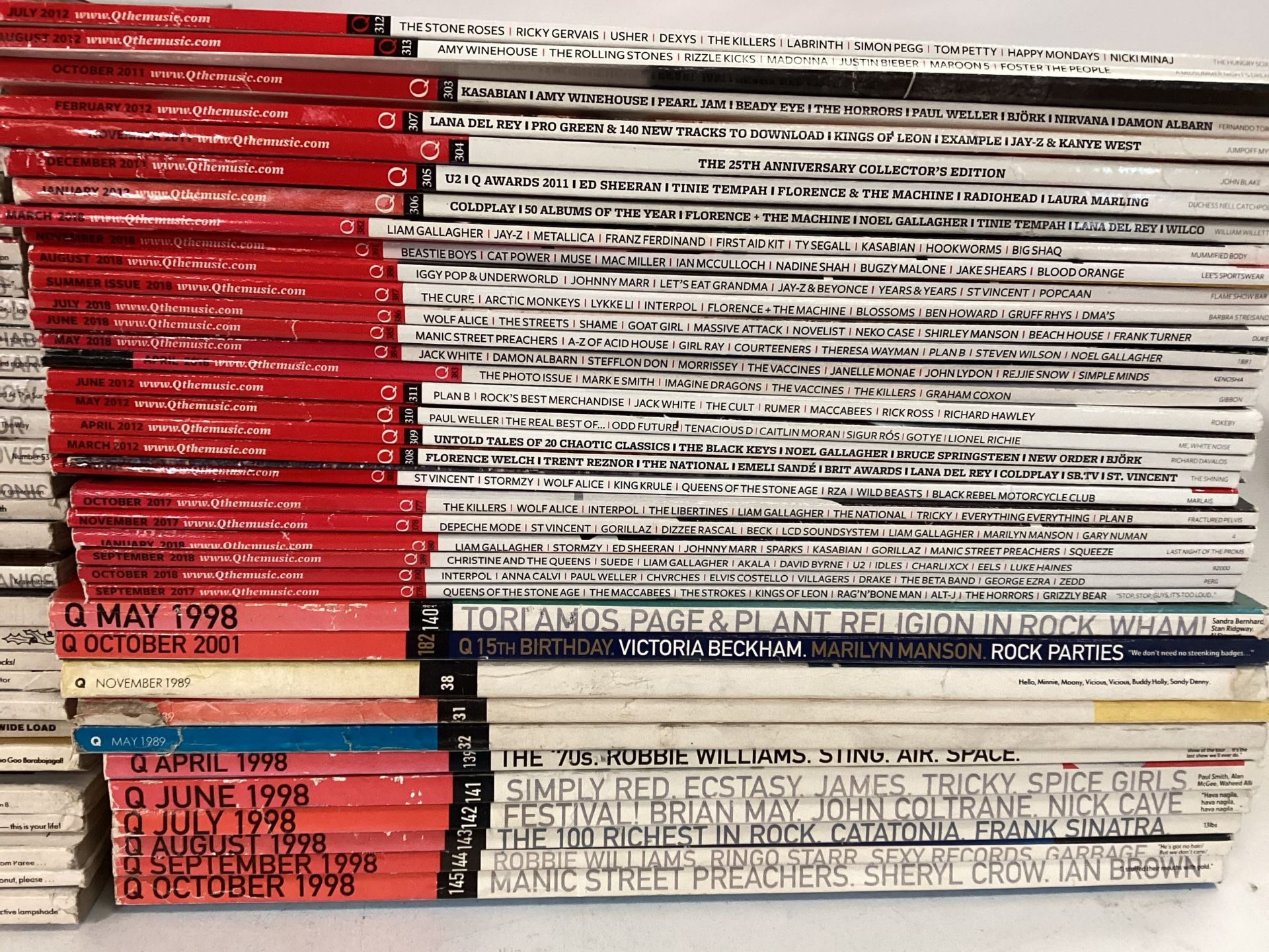 QUANTITY OF VARIOUS Q MAGAZINES. A VARIED COLLECTION SPANNING FROM THE LATE 1980’s through to - Image 4 of 4