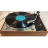THORENS 2 SPEED TURNTABLE. This is model No. TD 150 MK2 belt drive turntable complete with a Shure