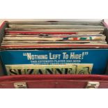 CASE OF VARIOUS 12” SINGLES INCLUDING SHAPED AND COLOURED DISC’S. Artists found here include -