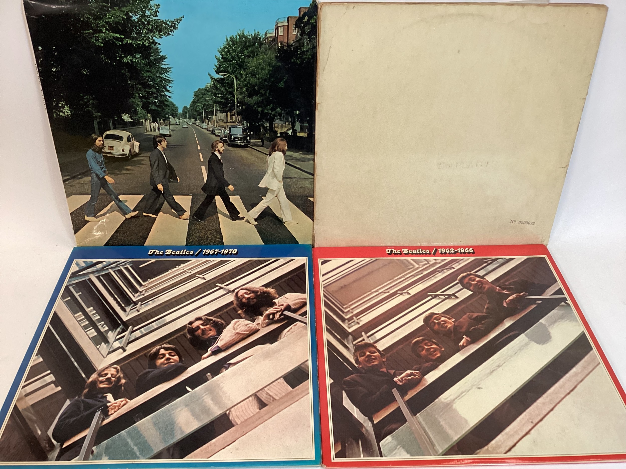 COLLECTION OF 8 VARIOUS 1st PRESS BEATLES ALBUMS. Titles here include - Abbey Road - White Album No. - Image 4 of 4