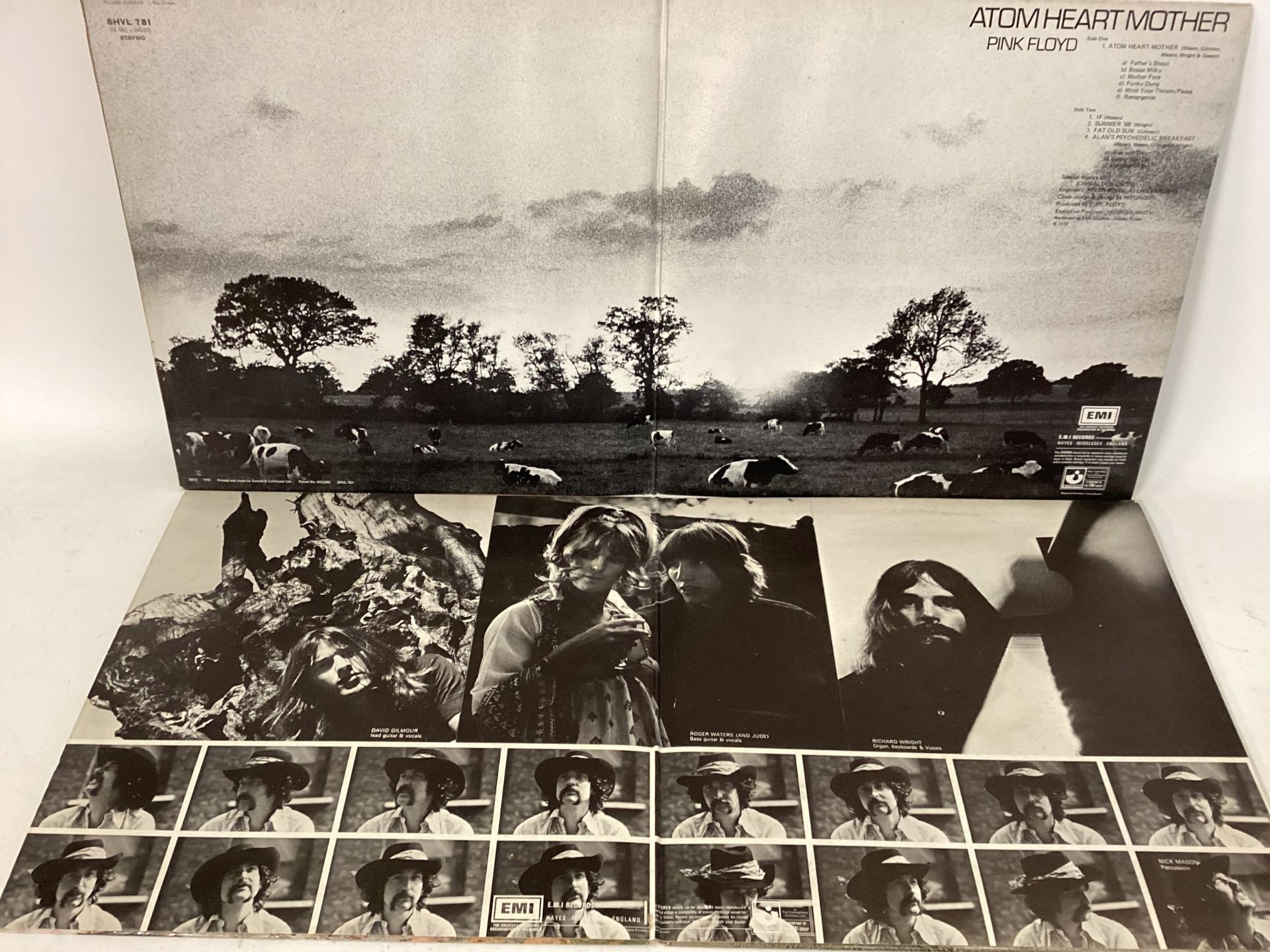 PINK FLOYD VINYL LP RECORDS X 6. Titles here include - Meddle in Gatefold textured sleeve SHVL 795 - Image 4 of 4
