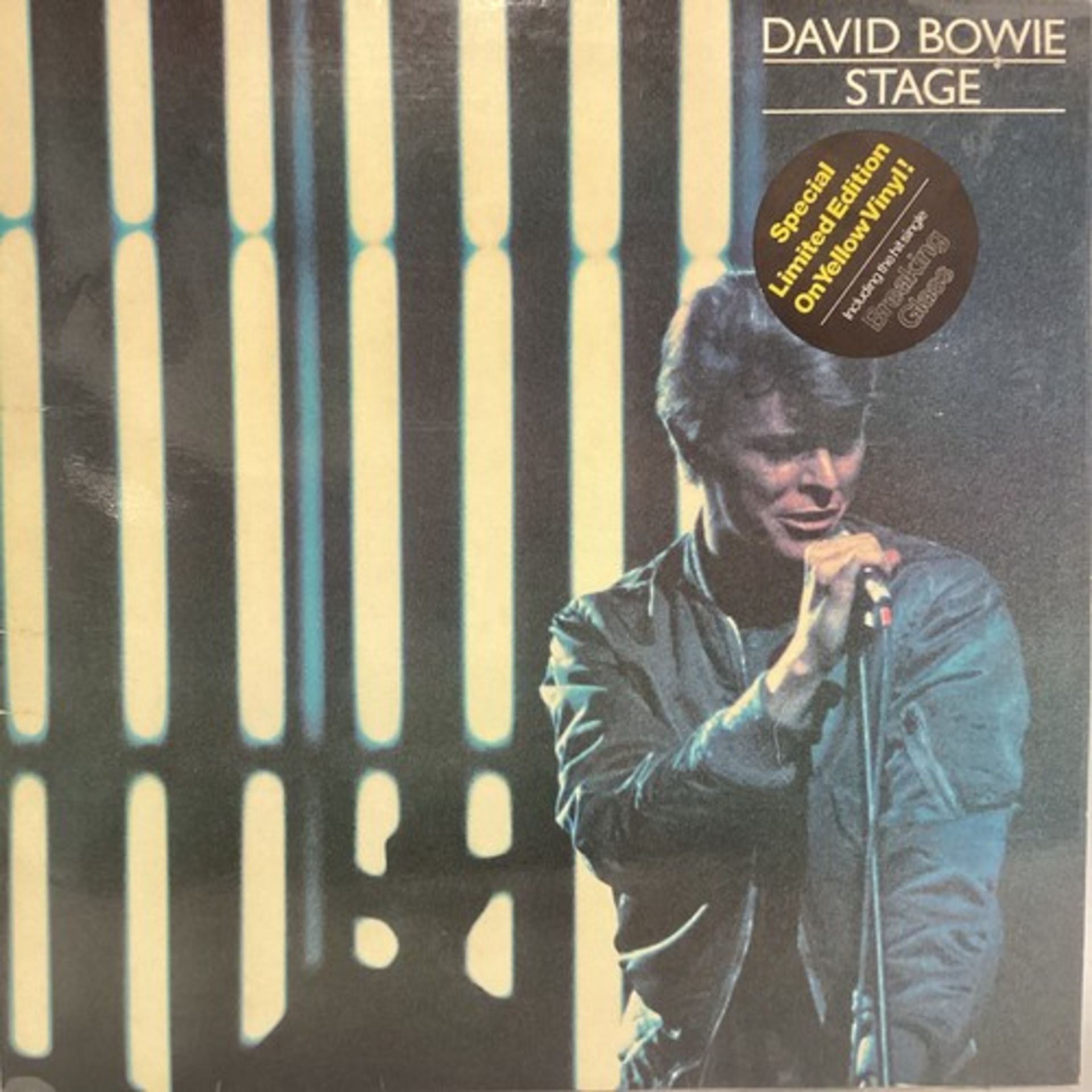 DAVID BOWIE DOUBLE ALBUM ‘STAGE’ ON YELLOW VINYL PRESSING.