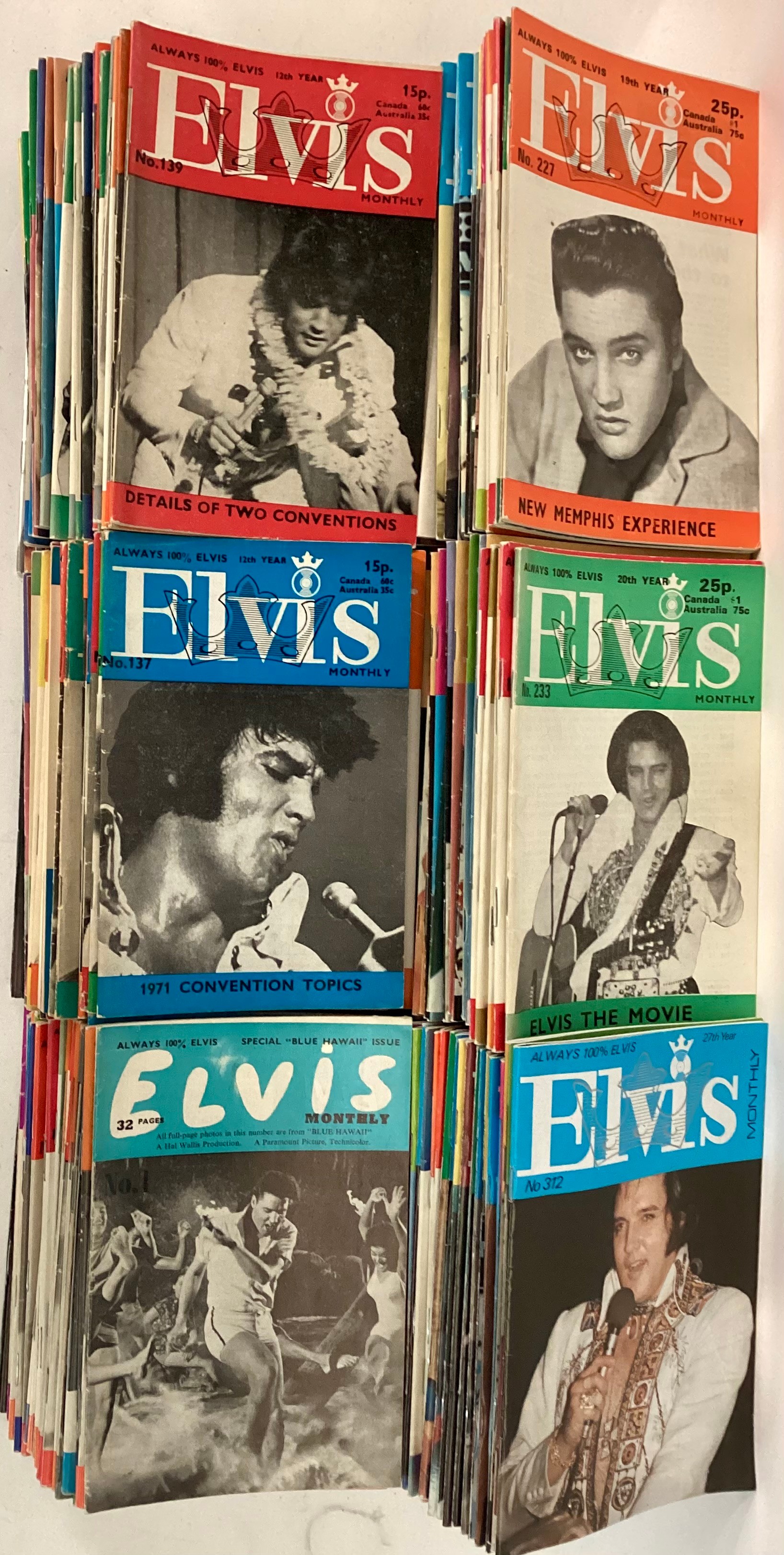 LARGE COLLECTION OF ELVIS MONTHLY’S. Super collection found here of various yearly editions of which - Image 3 of 3