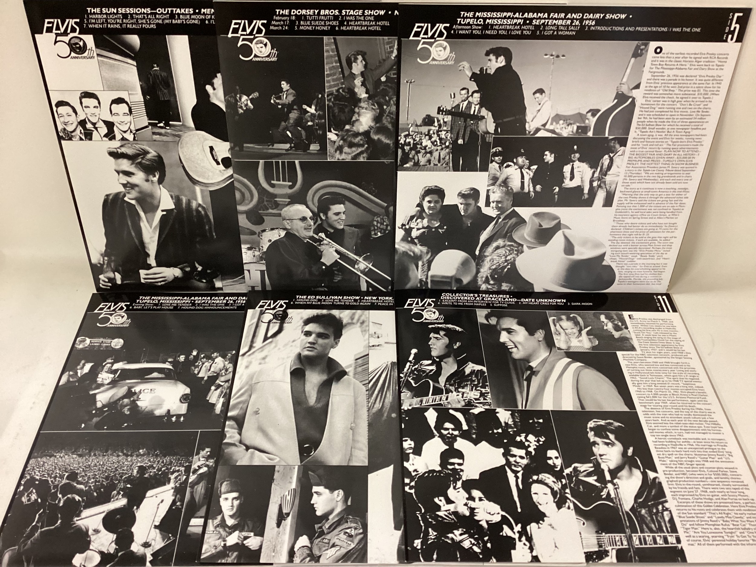 ELVIS PRESLEY 50th ANNIVERSARY 6LP BOX SET ‘A GOLDEN CELEBRATION’. Nicely presented box set of 6 - Image 3 of 4