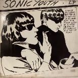 SONIC YOUTH "GOO" VINYL LP RECORD. This is a German press released in 1990 on the David Geffen Label