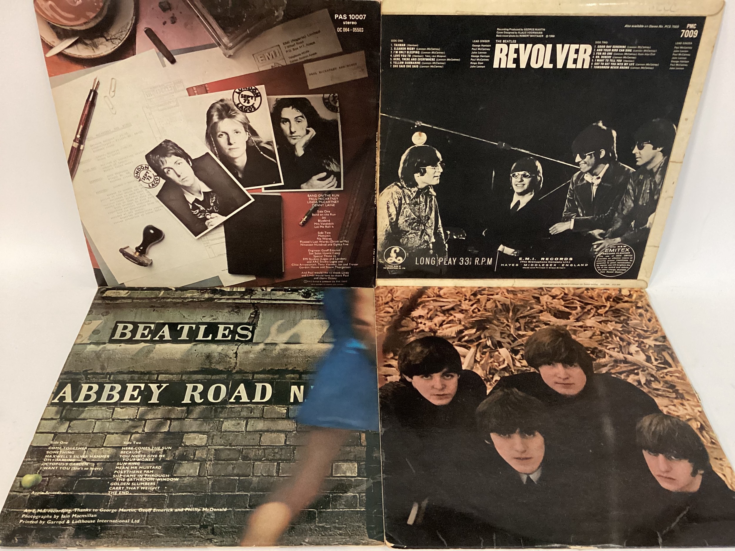 THE BEATLES VINYL RELATED LP RECORDS X 4. Copies here include - Abbey Road - Revolver - Beatles - Image 2 of 2