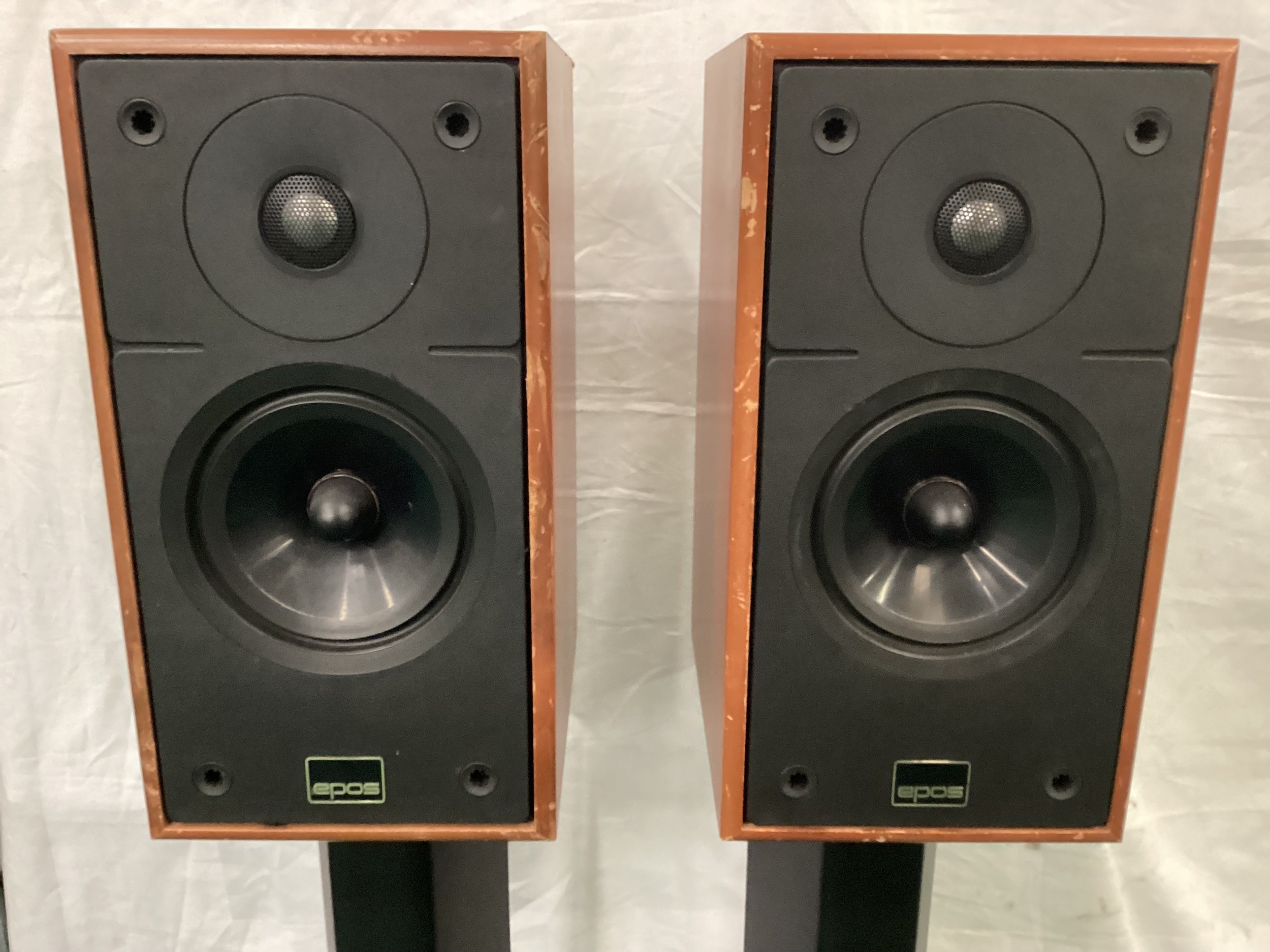 NICE PAIR OF EPOS ACOUSTICS SPEAKERS COMPLETE WITH METAL STANDS. - Image 2 of 7